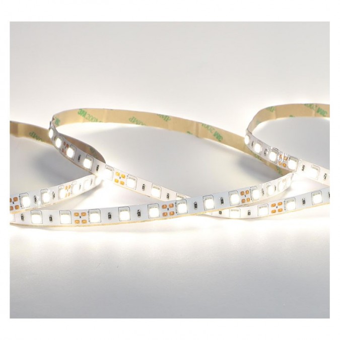 Bandeau LED 4000K 5m 60 LED/m 9W/m IP54 - 24V