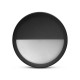 Collerette asymétrique Noire pour CLIPSO II Ø220 x 50 mm
