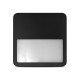 Collerette asymétrique Noire pour QUADRA 280 x 280 x 50 mm