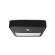 Collerette asymétrique ouverture Noire pour QUADRA 220 x 220 x 50 mm