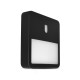 Collerette asymétrique ouverture Noire pour QUADRA 280 x 280 x 50 mm
