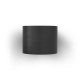 Applique Murale LED Rond Noir 6W 3000K