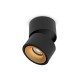 Applique Décorative CCT 6W Noir/Doré Inclinable/orientable