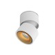 Applique Décorative CCT 12W Blanc/Doré Inclinable/orientable