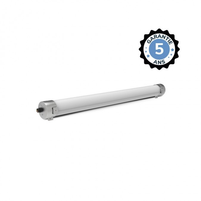 Tubulaire LED Intégrées Opale Traversant 35W 3000K Dimmable DALI 2 - Garantie 5 ans