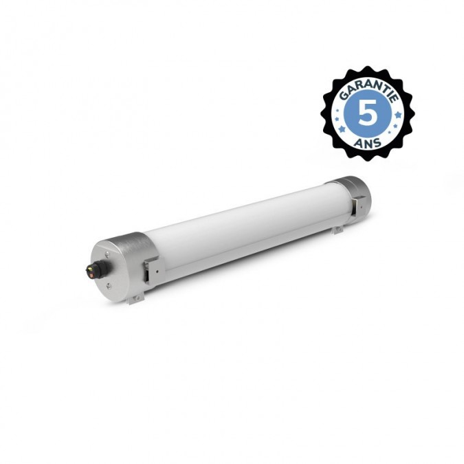 Tubulaire LED Intégrées Détecteur HF Opale Traversant 17W 2465 lm 3000K - Garantie 5 ans