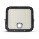 Projecteur LED Solaire Asymétrique Détecteur IR 30W CCT IP65 Télécommande