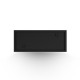 Applique Murale Noire Ronde LED Solaire 5W 3000K Détecteur IR