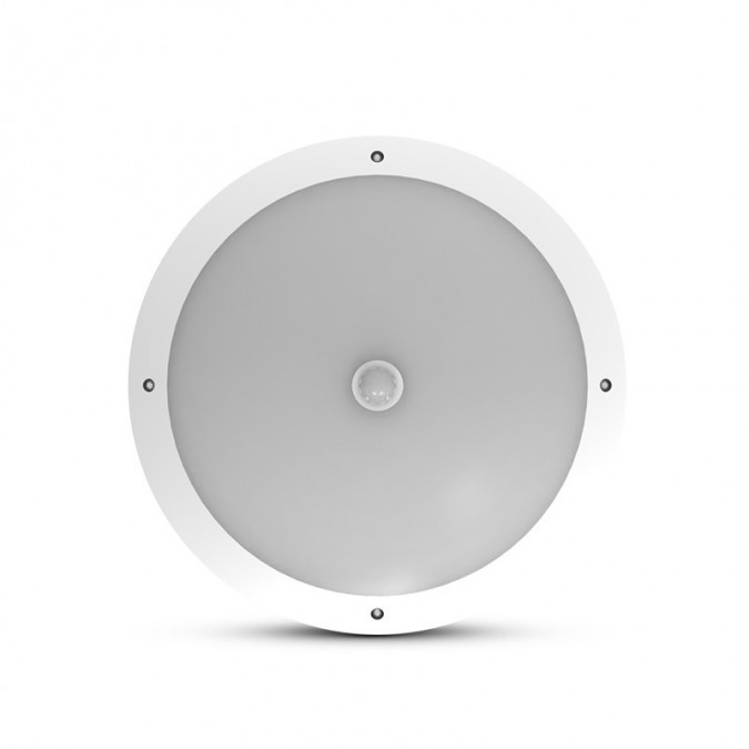 Plafonnier LED Hublot Rond Ø300 mm 11W 4000K Détecteur IR