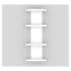 Écarteur d'isolant blanc pour dalle et downlight - Pack de 2