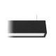 Linéaire LED prismatique Noir 2 CCT 36W Dimmable DALI 2/PUSH - 1200 mm - Garantie 5 ans