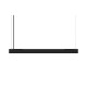 Linéaire LED prismatique Noir 2 CCT 40W Dimmable DALI 2/PUSH - 1500 mm - Garantie 5 ans