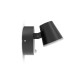 Applique Murale Orientable LED Noir Détecteur IR 12,5W 3000K