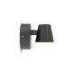 Applique Murale Orientable LED Noir Détecteur IR 12,5W 3000K
