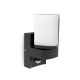 Applique Murale Orientable LED Noir 7,5W 3000K Détecteur IR