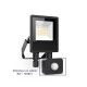 Projecteur LED Noir sans câble - 10W CCT IP65