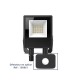 Projecteur LED Noir sans câble - 10W CCT IP65
