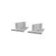 Terminaison Gris pour Profile Angle 45 - Pack de 2