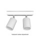 Applique orientable 2 spots blanche GU10 x2
