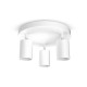 Applique orientable 3 spots blanche GU10 x3