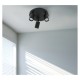 Applique orientable 3 spots noir GU10 x3