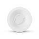 Support plafond BBC Rond Blanc Basse Luminance avec douille automatique Ø90 mm