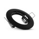 Support plafond Rond Noir Ø78 mm