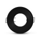 Support de spot Rond Basse luminance noir Ø82mm IP20