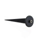 Projecteur Piquet Slim (sans ampoule) GU5.3 Noir IP65