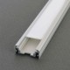 Profilé Aluminium LED Plat - Ruban LED 10mm - Avec diffuseur
