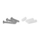Support de Spot Saillie GU10 (sans ampoule) Cylindre Blanc