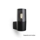 Applique Murale Cylindrique Noir E27 x1