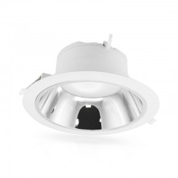 Downlight LED Blanc/Argenté rond Basse Luminance Ø150mm 15W 6000K