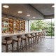 Plafonnier LED Blanc Ø300 24W CCT - Garantie 5 ans