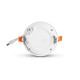 Plafonnier LED Blanc Ø120 6W 4000K - Garantie 5 ans