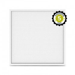 Dalle LED Blanc 595x595 36W 4000K IP65 Prismatique - Garantie 5 ans