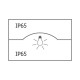 Dalle LED Blanc 595x595 36W 4000K IP65 Prismatique - Garantie 5 ans