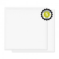 Dalle LED Blanc Backlit 595x595 25W 3000K - Garantie 5 ans - PACK DE 2