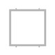 Cadre placo dalle encastrable 600 x 600 Blanc