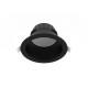 Collerette basse luminance noir pour downlight CYNIUS 9W-10W