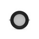 Collerette incurvée noir pour downlight CYNIUS 15W