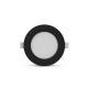 Collerette plat noir pour downlight CYNIUS 15W