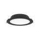 Collerette plat noir pour downlight CYNIUS 21-24W