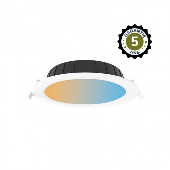 Downlight LED CCT DALI2/PUSH BBC 24W 3000/4000/6500K - Garantie 5 ans