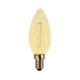 Ampoule LED E14 1W COB Filament Flamme Torsadée Golden - Vue façe
