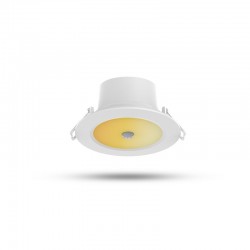 Downlight LED CCT BBC 8W 2700/3000/4000K Gradable blanc Détecteur