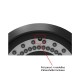 LED Hublot Noir Détecteur IR Ø300 15W CCT - Garantie 5 ans