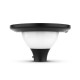 Tête de lampadaire solaire 15W 3CCT IP65 Détecteur IR