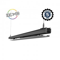 Linéaire LED sur rail Noir 1200mm 28/32/36/40W 4000K - Garantie 5 ans