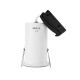 Support plafond BBC Rond Blanc Basse Luminance avec douille automatique Ø85 mm